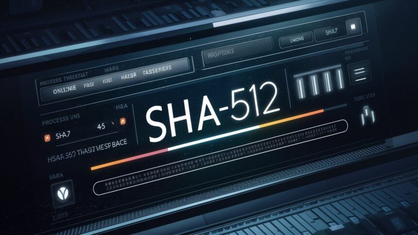 أداة لتوليد SHA-512 للتشفير عبر الإنترنت - SHA-512 generator online