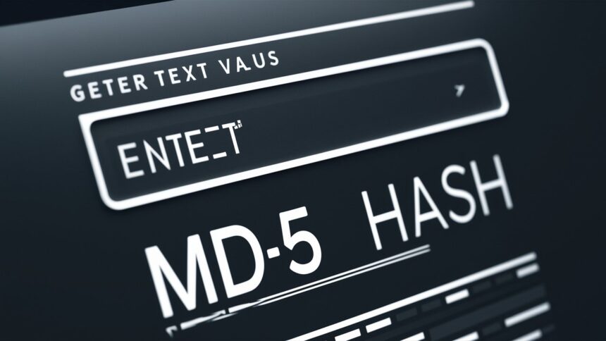 أداة مولد التجزئة MD5 عبر الإنترنت - MD5 Hash Generator